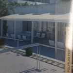 Materijal polyplan neproziran za pergole